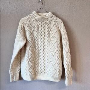 Vintage John Molloy chunky knit wool sweater size M